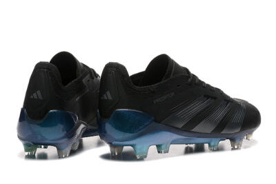 Adidas Predator Elite 24 FG Firm Ground Soccer Cleats - Black/Silver/Blue