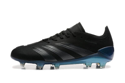 Adidas Predator Elite 24 FG Firm Ground Soccer Cleats - Black/Silver/Blue