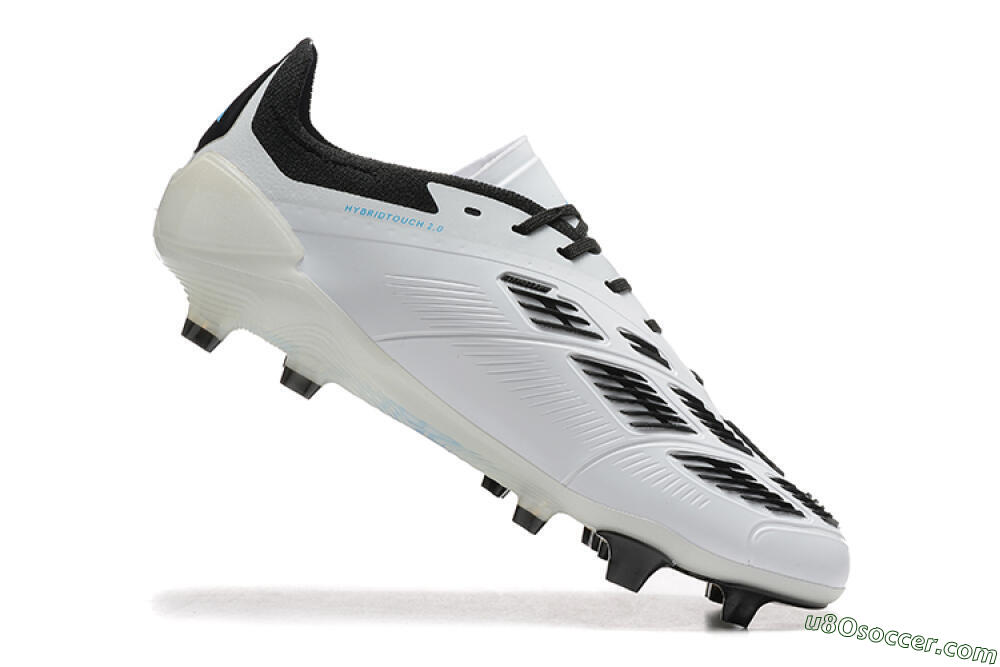 Adidas Predator Elite 24 FG Firm Ground Soccer Cleats - White/Black/Red/Gold 4
