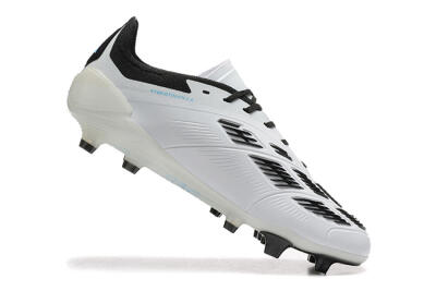Adidas Predator Elite 24 FG Firm Ground Soccer Cleats - White/Black/Red/Gold