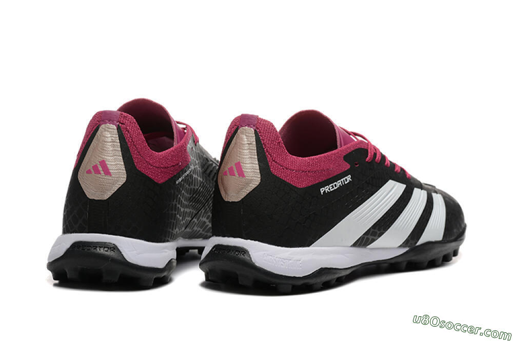 Adidas Predator Elite 24 TF Artificial Turf Soccer Shoes - Black/White/Red 6