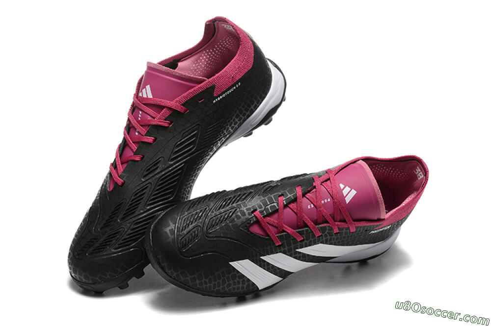 Adidas Predator Elite 24 TF Artificial Turf Soccer Shoes - Black/White/Red 3