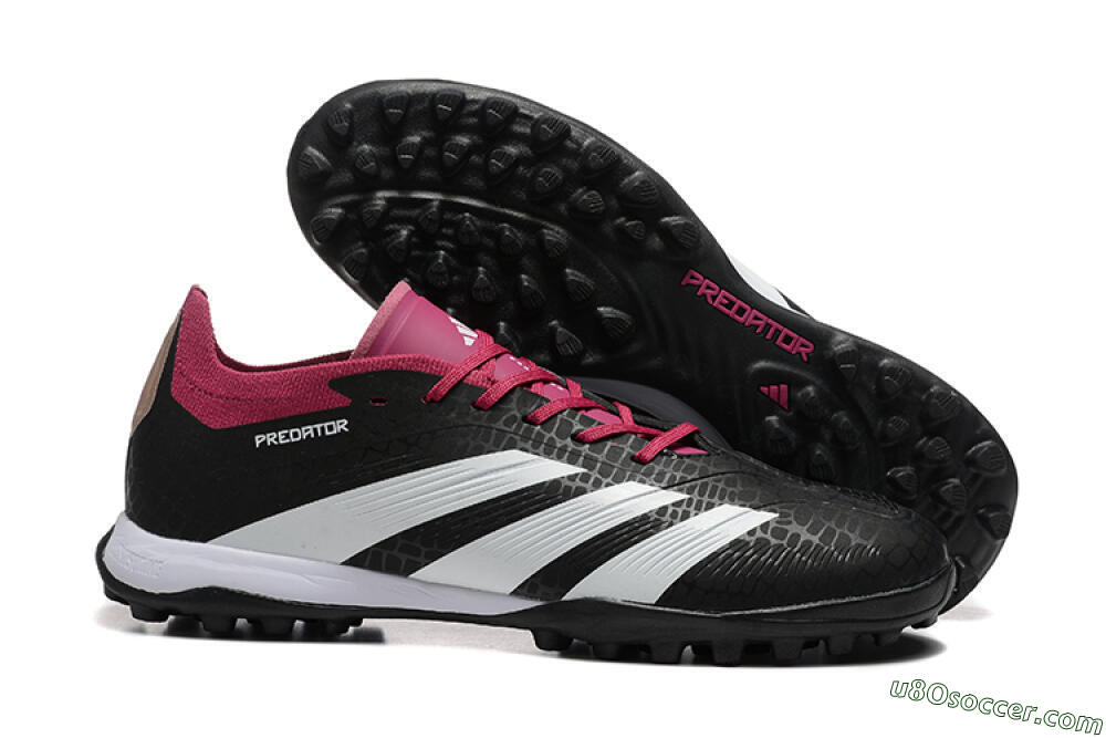 Adidas Predator Elite 24 TF Artificial Turf Soccer Shoes - Black/White/Red 1