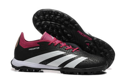 Adidas Predator Elite 24 TF Artificial Turf Soccer Shoes - Black/White/Red
