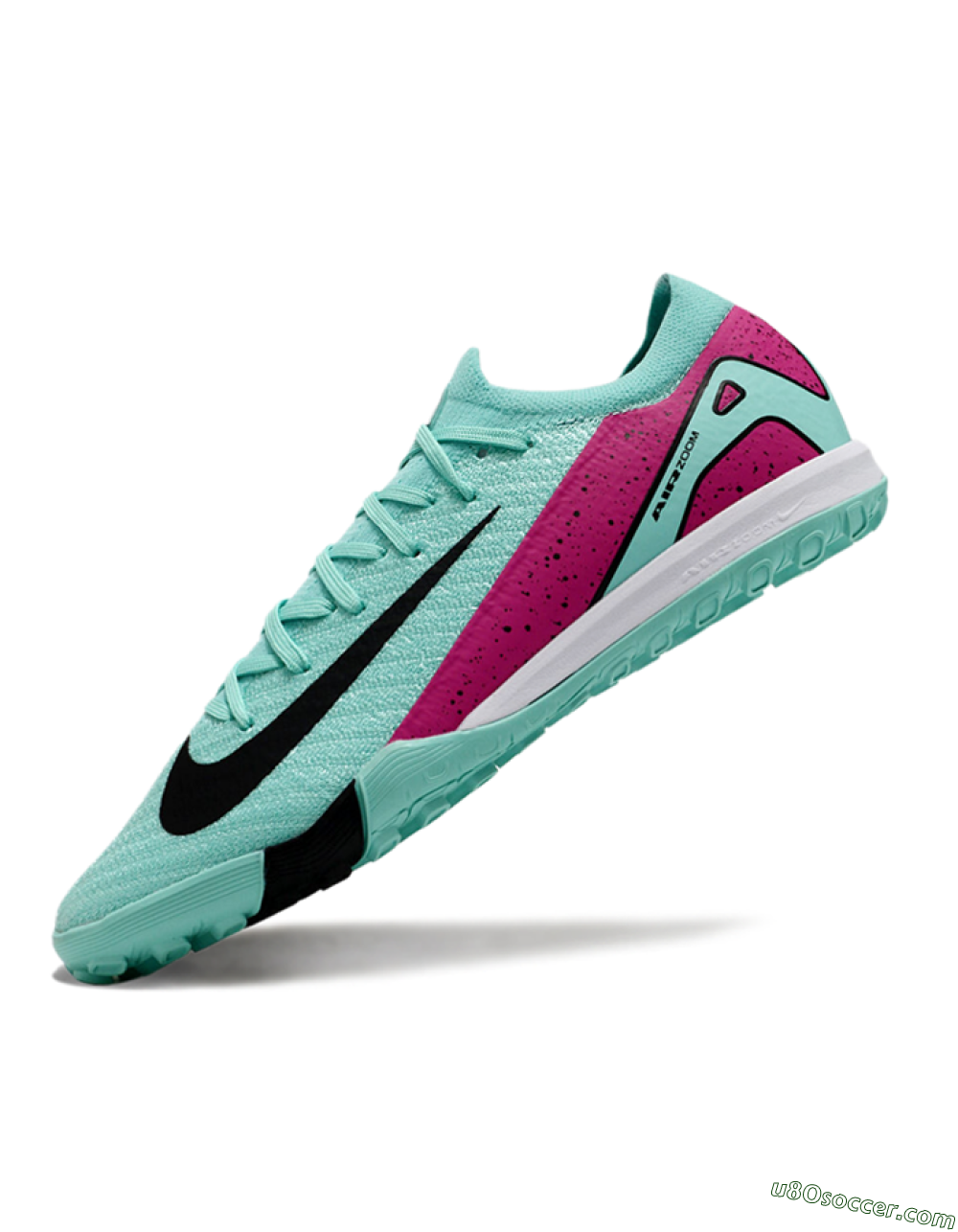 Nike Air Zoom Mercurial Vapor 16 Elite TF Artificial Turf Soccer Shoes - Jade/Red/Black 5