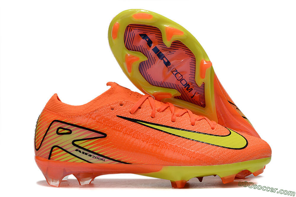 Nike Air Zoom Mercurial Vapor 16 Elite FG Firm Ground Soccer Cleats - Orange/Yellow/Black 1