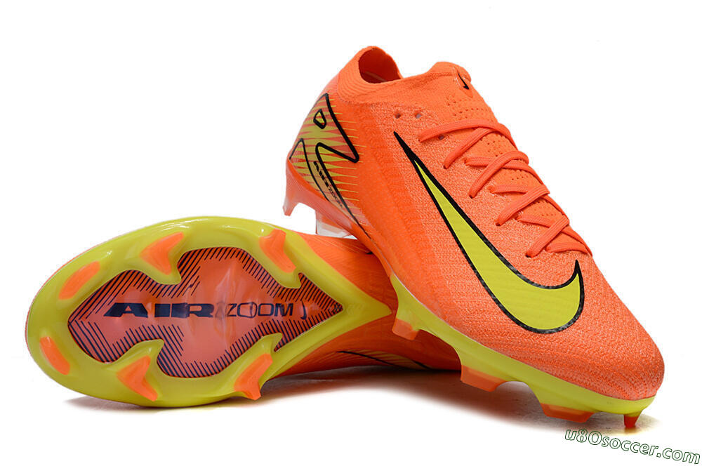 Nike Air Zoom Mercurial Vapor 16 Elite FG Firm Ground Soccer Cleats - Orange/Yellow/Black 3