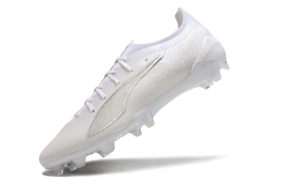 Puma Ultra 5 Ultimate FG Firm Ground Soccer Cleats - White/Silver