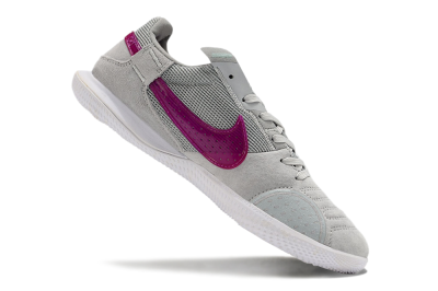 Nike Street Gato IC Indoor & Futsal Soccer Shoes - Grey/Red/White