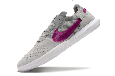 Nike Street Gato IC Indoor & Futsal Soccer Shoes - Grey/Red/White