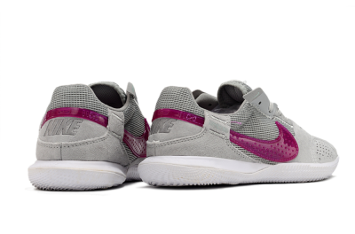 Nike Street Gato IC Indoor & Futsal Soccer Shoes - Grey/Red/White