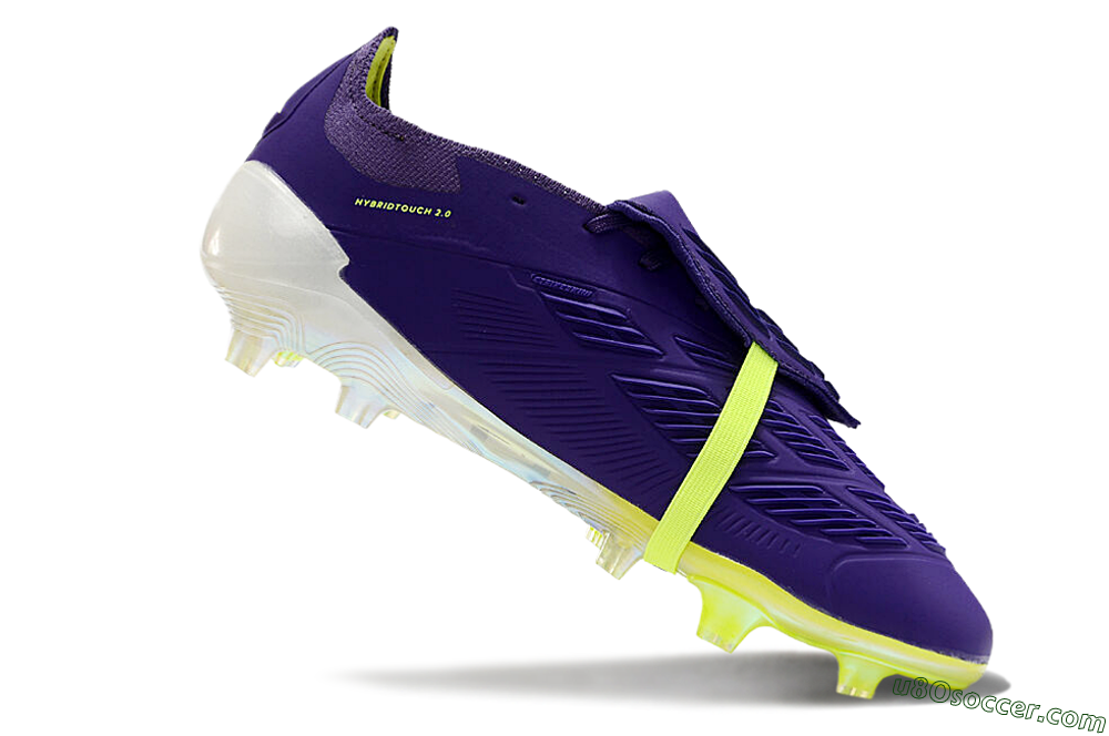Adidas Predator Elite Foldover Tongue FG Firm Ground Soccer Cleats - Blue/Yellow/White 4