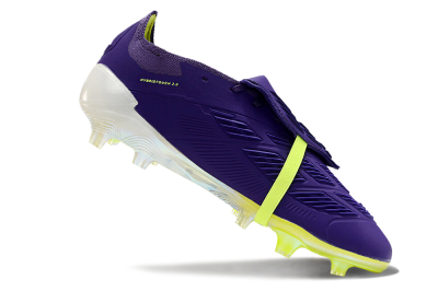 Adidas Predator Elite Foldover Tongue FG Firm Ground Soccer Cleats - Blue/Yellow/White
