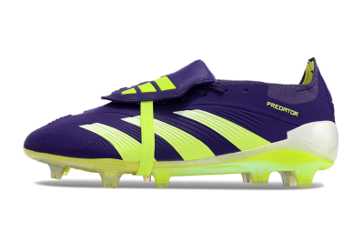 Adidas Predator Elite Foldover Tongue FG Firm Ground Soccer Cleats - Blue/Yellow/White
