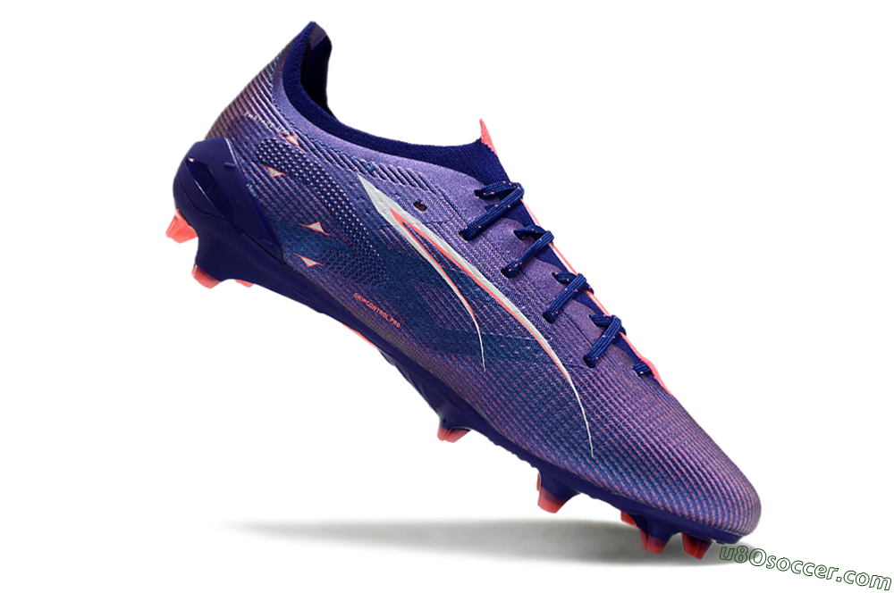Puma Ultra 5 Ultimate FG Firm Ground Soccer Cleats - Blue/Pink/White 4
