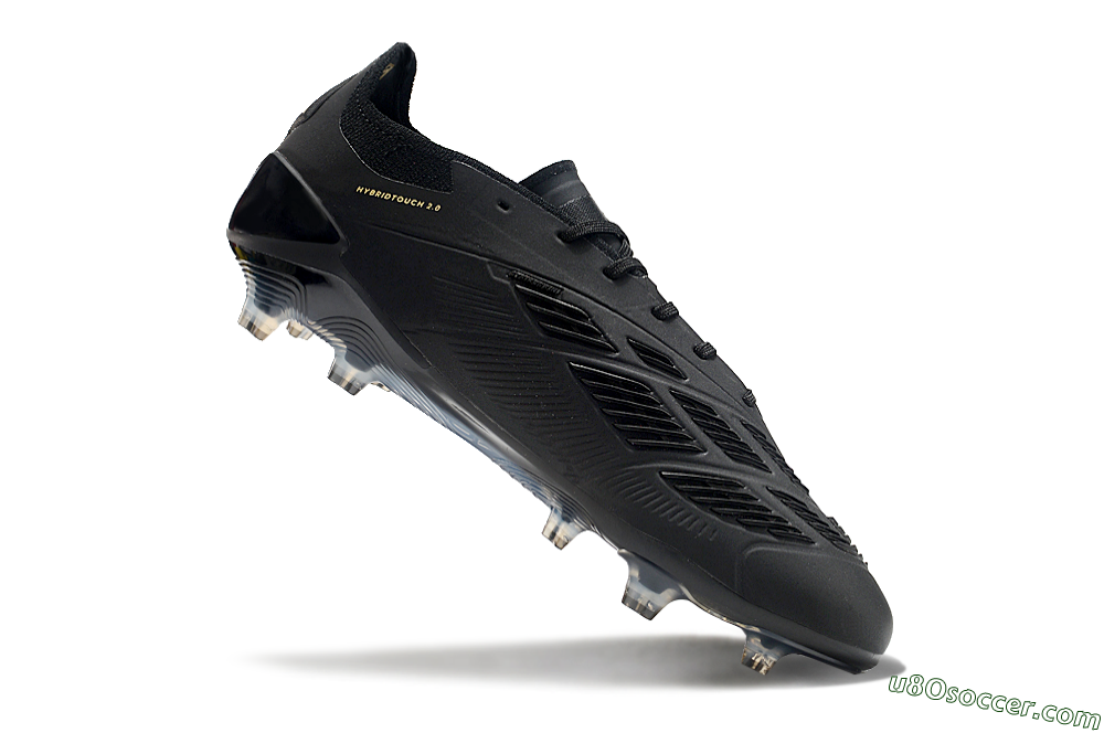 Adidas Predator Elite 24 FG Firm Ground Soccer Cleats - Black/Gold/Blue 4