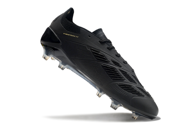 Adidas Predator Elite 24 FG Firm Ground Soccer Cleats - Black/Gold/Blue