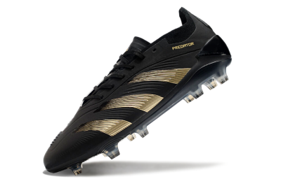 Adidas Predator Elite 24 FG Firm Ground Soccer Cleats - Black/Gold/Blue