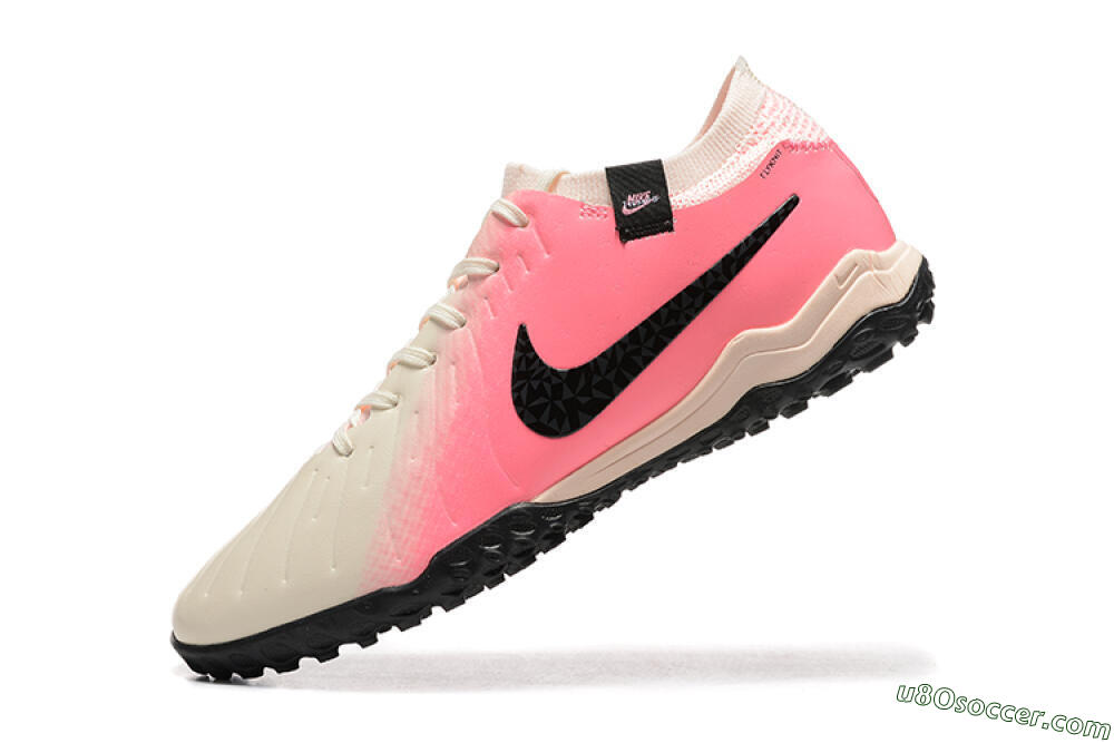 Nike Tiempo Legend 10 Pro TF Artificial Turf Soccer Shoes - White/Pink/Black 8