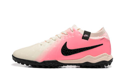 Nike Tiempo Legend 10 Pro TF Artificial Turf Soccer Shoes - White/Pink/Black