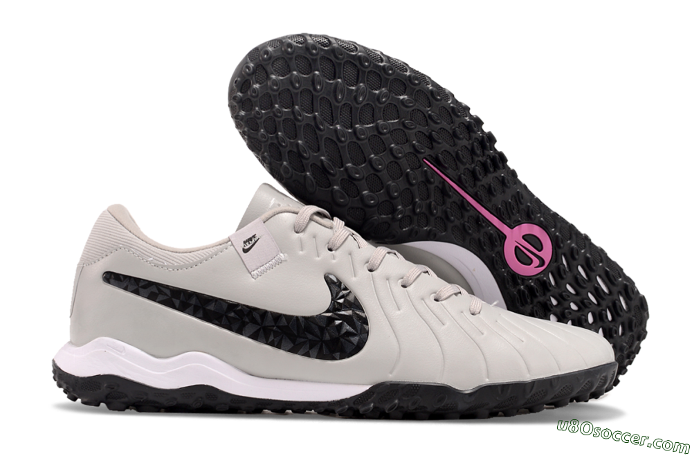 Nike Tiempo Legend 10 Pro TF Artificial Turf Soccer Shoes - Beige/Black/White 1
