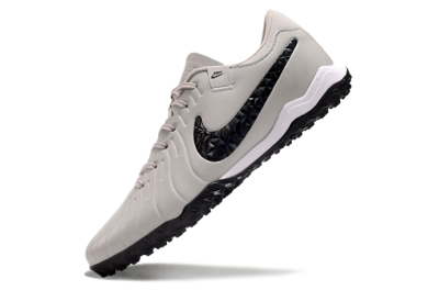 Nike Tiempo Legend 10 Pro TF Artificial Turf Soccer Shoes - Beige/Black/White