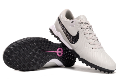 Nike Tiempo Legend 10 Pro TF Artificial Turf Soccer Shoes - Beige/Black/White