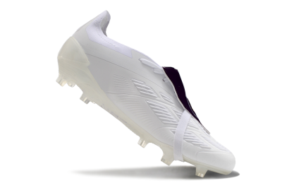 Adidas Predator Elite Foldover Tongue FG Firm Ground Soccer Cleats - White/Black/Gold