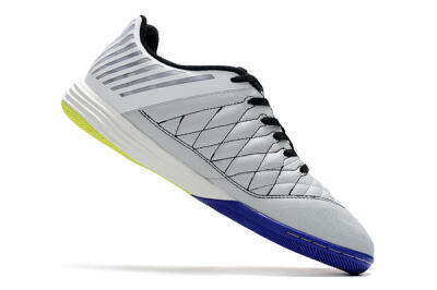 Nike Lunar Gato 2 IC Indoor & Futsal Soccer Shoes - White/Silver/Black