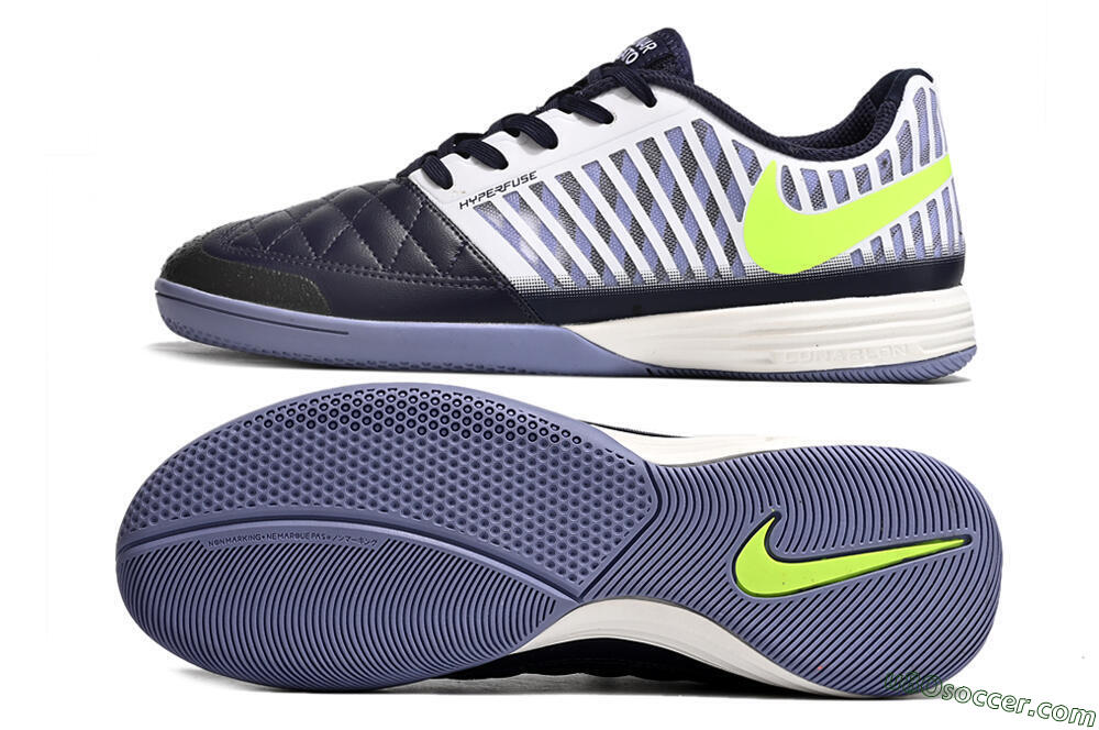 Nike Lunar Gato 2 IC Indoor & Futsal Soccer Shoes - Black/White/Yellow 0