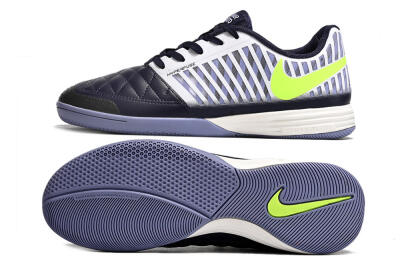 Nike Lunar Gato 2 IC Indoor & Futsal Soccer Shoes - Black/White/Yellow