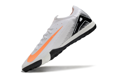 Nike Air Zoom Mercurial Vapor 16 Elite TF Artificial Turf Soccer Shoes - White/Black/Orange