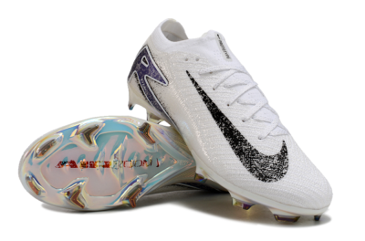 Nike Air Zoom Mercurial Vapor 16 Elite FG Firm Ground Soccer Cleats - White/Black/Blue/Gold