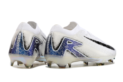 Nike Air Zoom Mercurial Vapor 16 Elite FG Firm Ground Soccer Cleats - White/Black/Blue/Gold