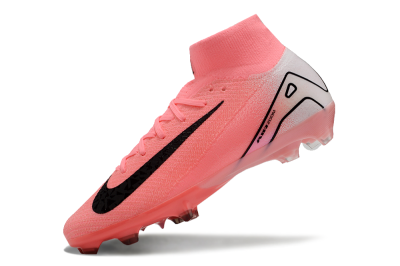 Nike Air Zoom Mercurial Superfly 10 FG Firm Ground Soccer Cleats - Pink/White/Black