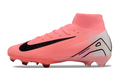 Nike Air Zoom Mercurial Superfly 10 FG Firm Ground Soccer Cleats - Pink/White/Black