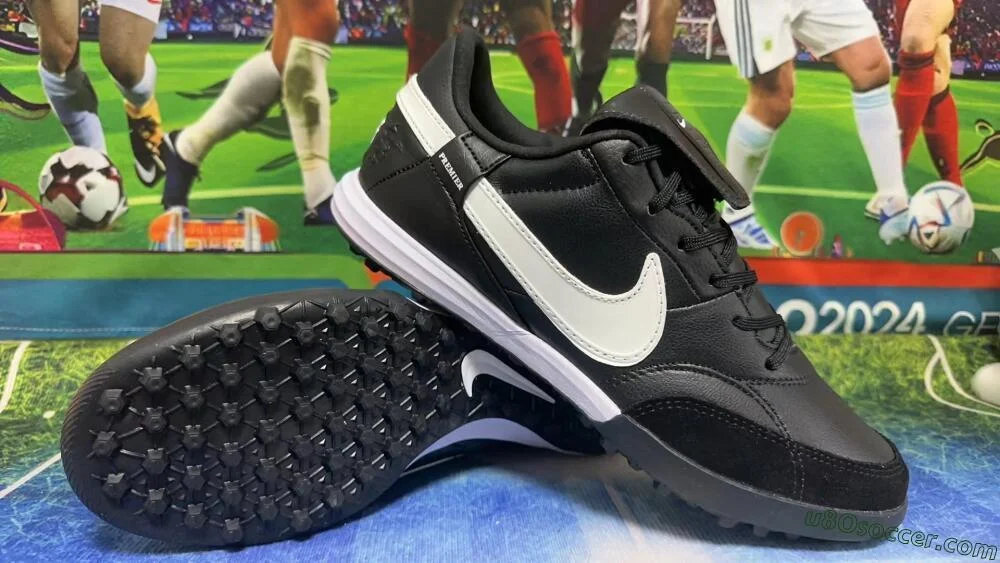 Nike The Premier 3 TF Artificial Turf Soccer Shoes - Black