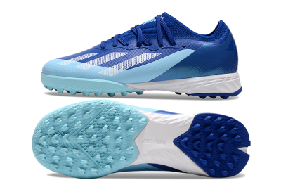 Adidas X Speedportal.1 TF Artificial Turf Soccer Shoes - Blue/White/Jade