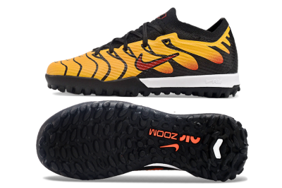 Nike Air Zoom Mercurial Vapor 15 Elite TF Artificial Turf Soccer Shoes - Black/Yellow/Red