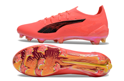 Puma Ultra Ultimate FG Firm Ground Soccer Cleats - Pink/Black/Gold
