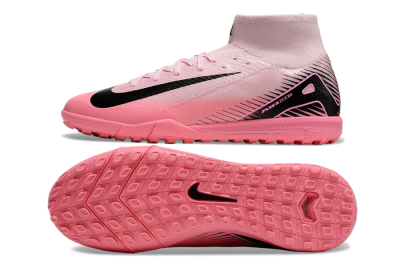 Nike Air Zoom Mercurial Superfly 10 Elite TF Artificial Turf Soccer Shoes - Pink/Black