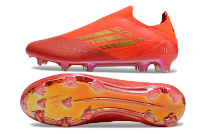 Adidas F50 Elite FG Firm Ground Soccer Cleats - Red/Gold