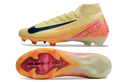 Nike Air Zoom Mercurial Superfly 10 Elite FG Firm Ground Soccer Cleats - Yellow/Red/Black