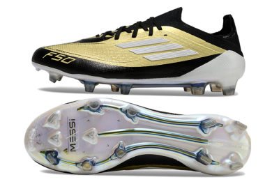 Adidas F50 Elite FG Firm Ground Soccer Cleats - Gold/Black/White
