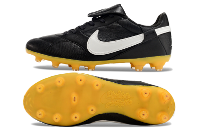 Nike The Premier 3 FG Firm Ground Soccer Cleats - Black/White/Yellow