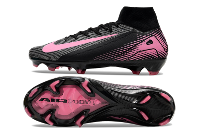 Nike Air Zoom Mercurial Superfly 10 Elite FG Firm Ground Soccer Cleats - Black/Pink