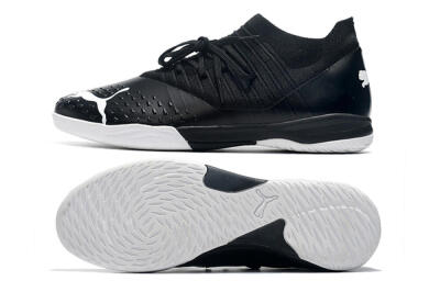 Puma Future Z 1.3 Teazer IC Indoor & Futsal Soccer Shoes - Black/White