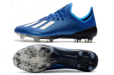 Adidas X 19.1 FG Firm Ground Soccer Cleats - Blue/White/Black