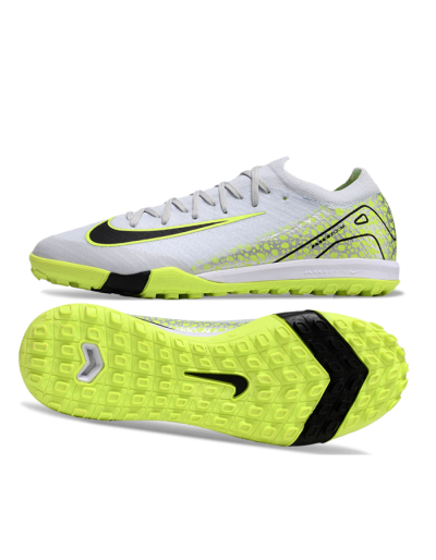 Nike Air Zoom Mercurial Vapor 16 Elite TF Artificial Turf Soccer Shoes - Grey/Black/Yellow