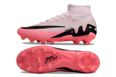 Nike Air Zoom Mercurial Superfly 9 Elite AG Artificial Grass Soccer Cleats - Pink/Red/Black